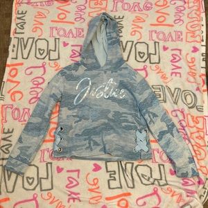 Justice sweatshirt blue kids 14/16